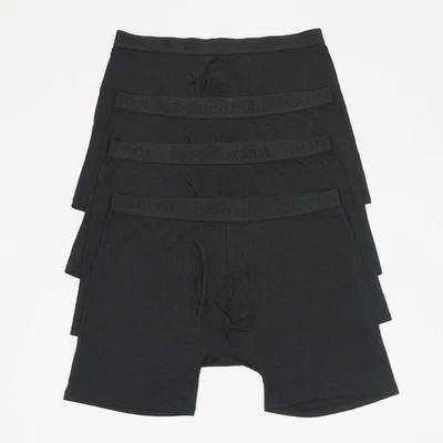 Nuevo Bambú Genial Calzoncillos Boxer Para Hombres XL Negro Lote de 4 Ropa Interior Calzoncillos Rendimiento Foto 1 de 4