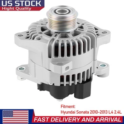 Genuine Alternator 110Amp Fit 2010-2013 Hyundai Sonata L4 2.4L 37300-2G400/11491 — 第 1/4 张图片