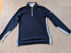 Puma Golf Men's Gamer 1/4 Zip Navy Blazer Pullover. New W/Tags. Size, Large. - Picture 1 of 13