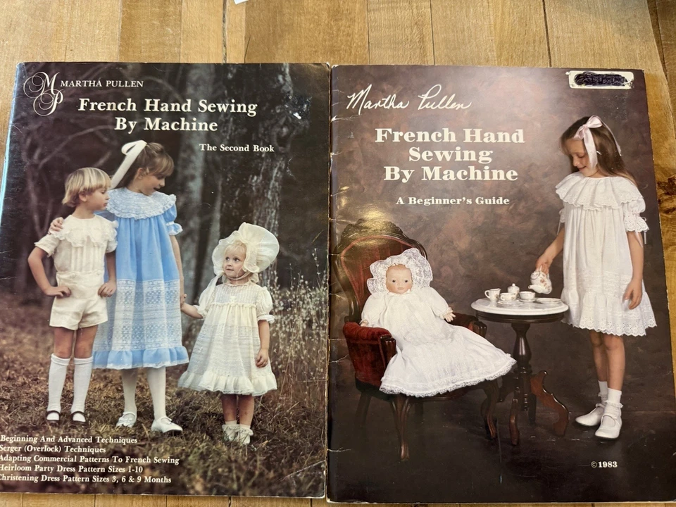 VERY GOOD VINTAGE LOT OF 2 "FRENCH HAND SEWING BY MACHINE" BY MARTHA PULLEN - Image 1 of 4