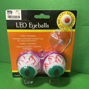 LED EYEBALLS Light-Up Glasses Halloween Party Props Horror Cosplay Toy - Picture 1 of 14