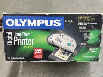 Digital Home Photo Printer Color Olympus Camedia P-330 - Image 1 of 4