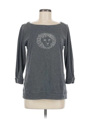 Anne Klein Women Gray Sweatshirt M - Image 1 of 4