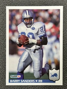 Fleer 1992 - Barry Sanders #123 - Imagen 1 de 2