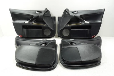 Paneles de puertas delanteras y traseras negras OEM Lexus IS250 IS350 LH RH 2006-2013 | W6102 Foto 1 de 4