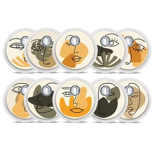Pegatinas para Freestyle Libre 3 Sticker - Juego de 10 "Abstracto" | Diasticker® - Imagen 1 de 11