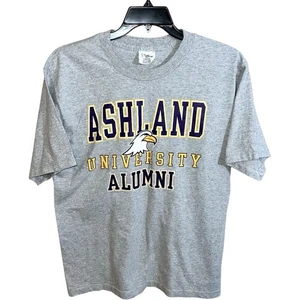 The Cotton Exchange Shirt Men’s Size L Grey Purple Ashland University Alumni - Picture 1 of 4