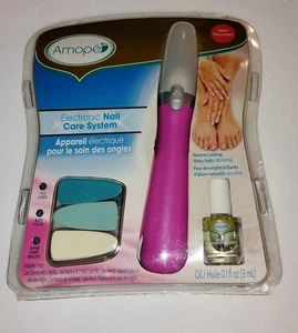 Sistema electrónico de cuidado de uñas Amope con aceite mani/pedi perfecto - Imagen 1 de 6