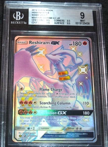 2019 POKEMON HIDDEN FATES RESHIRAM SV51 BGS 9.5/8.5/9.5/9.5 (BETTER THAN PSA) - Picture 1 of 2