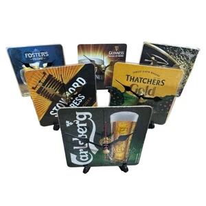 Novelty Handmade Laminated Desktop Beer Mat Clocks For Home Bar Lager Cider Ale - Picture 1 of 41