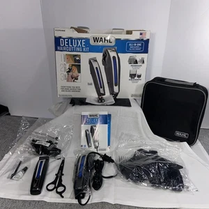 WAHL Deluxe Kit Completo de Corte de Pelo 29 Piezas Juego de Cortapelos con Recortadora de Barba - Imagen 1 de 17