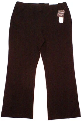 Pantalones para mujer Rafaella The Crop Boot negros adelgazantes, talla XL (35X26) Foto 1 de 4