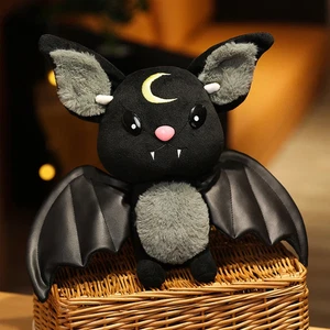 30 cm Dämon Fledermaus Plüschtier vierfarbig Cartoon weiches Modell Halloween Weihnachtsgeschenk - Bild 1 von 4