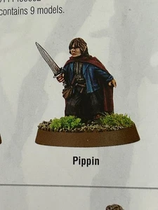 Warhammer Classic METAL Pippin Fellowship of the Ring Lord of the Rings OOP - Picture 1 of 3