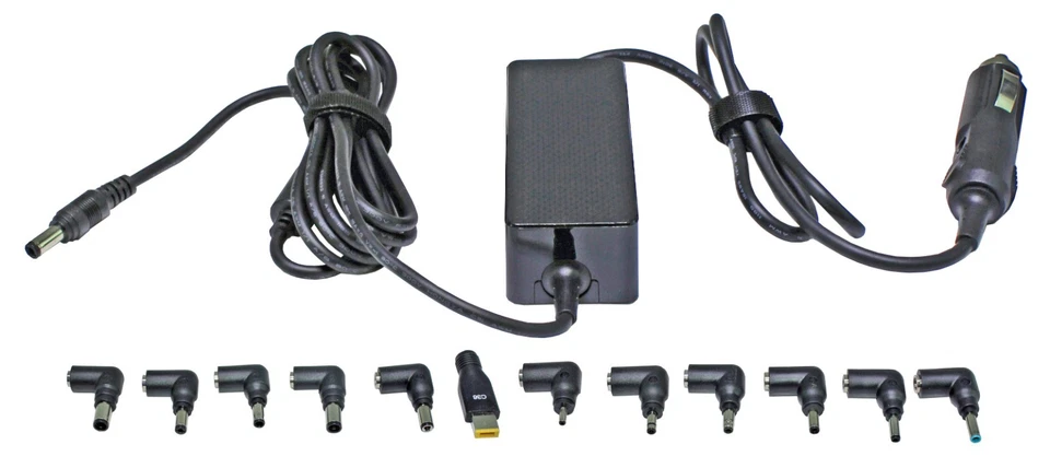 12V to 19V Car Charger DC Power Converter (Max 120W) with 12 Connectors - Image 1 of 4