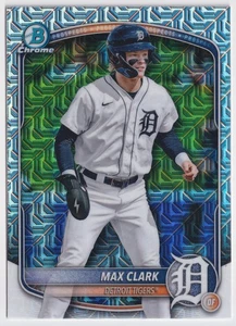 2025 Bowman Chrome Prospects Max Clark #BCP-24 Mega Box Mojo Rifrattore Tigri - Foto 1 di 2