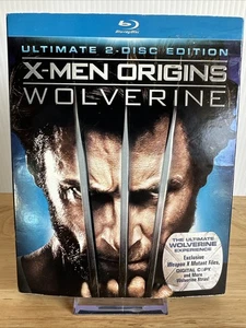X-Men Origins: Wolverine (Two-Disc Ultimate Edition Blu-ray+DVD W/slipcover VGC - Imagen 1 de 3