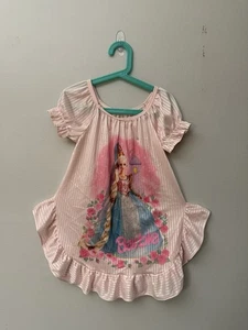 Vintage 1990er Wundies Barbie Mädchen Nachthemd Rapunzel Prinzessin Pyjama Größe 4 - Bild 1 von 6