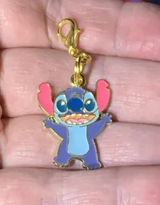 Goldstich von Lilo & Stitch Charm Reißverschluss Ziehen & Schlüsselanhänger Zusatzclip!! - Bild 1 von 12