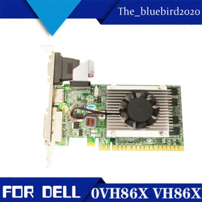 For Dell NVIDIA GeForce 405 512MB Graphics Card VGA DVI HDMI Interface 0VH86X - Image 1 of 4