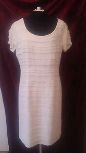 Brautkleid Standesamtkleid Cocktailkleid Abendkleid gr. 42 ivory 1-B-21 - Bild 1 von 4