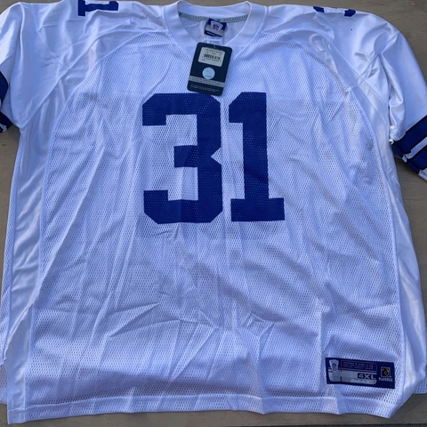 NWT NFL Reebok NFL# 31 Dallas Cowboys R. Williams Jersey Size XXXXL 4XL White Cover