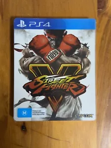 Street Fighter V Steelbook PS4 AUS PAL NEW AUS STOCK - Picture 1 of 5