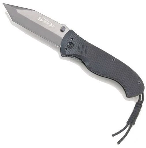 Gatco Timberline Battlehog 3.0" Tanto Point 9cr13mov Plain Edge Blade 1163 *NEW* - Image 1 of 1