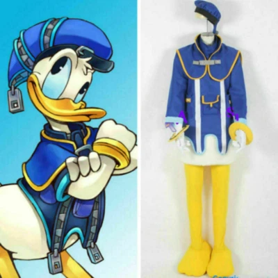 Kingdom Hearts II Pato Donald uniforme Cosplay Disfraz Halloween hecho a medida  Foto 1 de 4