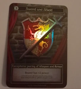 Sword and Shield Foil NM/M Sorcery Contested Realm Arthurian Legends Sorcery TCG - Picture 1 of 2