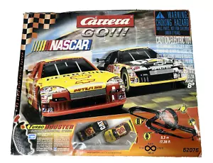 VINTAGE NASCAR CARRERA GO SLOT CAR RACING & TRACK SET 1/43 TURBO~VIDEO~COMPLETE - Picture 1 of 18