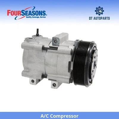 Compresor de aire acondicionado para Ford F-350 Super Duty 2003-2007 4 estaciones 2004 2005 2006 Foto 1 de 4