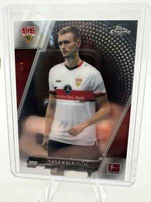2021-22 Topps Chrome Bundesliga Sasa Kalajdzic Refractor #88 VfB Stuttgart - Image 1 of 2