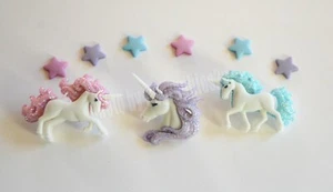 Magische Einhorn Knöpfe / Dress It Up Knöpfe Jesse James / Einhörner & Sterne - Bild 1 von 2