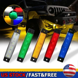 10/20 LED vainas roca debajo de la carrocería luces de rueda para Jeep todoterreno camión UTV ATV EE. UU. - Imagen 1 de 48