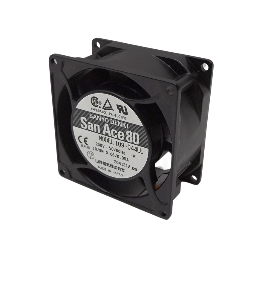 Sanyo Denki 109-0440L San Ace 80 Axial Fan 230V 10/9 W 80X80X42MM - Image 1 of 1
