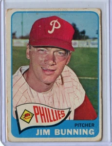 1965 Topps Jim Bunning Philadelphia Phillies #20 ⭐️💥🎯 G/G+ - Picture 1 of 2
