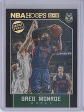 2015-16 Panini NBA Hoops Artist Proof Black 1/1 Greg Monroe #111 1u6