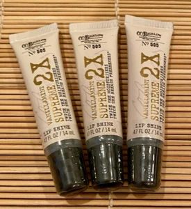 3 Bath & Body Works Co Bigelow VANILLA MINT SUPREME Lip Shine No. 505 - Picture 1 of 2