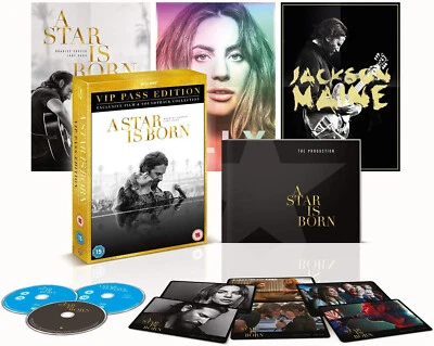 A Star Is Born - VIP Pass Edition - Lady Gaga, Bradley Cooper - Blu Ray - NEW - Image 1 of 2