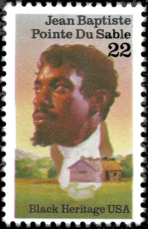 Scott 2249 - The 1987 22¢ Black Heritage Issue - John Baptiste Pointe du Sable - Image 1 of 1