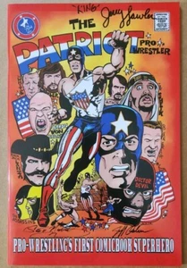 Signed By KING Jerry Lawler 1971 comic THE PATRIOT - 2023 Color Edition - Picture 1 of 5