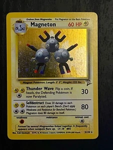 Pokémon TCG Magneton Basis Set 9/102 Holo unbegrenzt Holo selten - Bild 1 von 2
