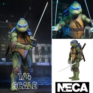 Figura de acción Leonardo NECA Teenange Mutant Ninja Turtles TMNT (película de 1990) 1/4 - Imagen 1 de 12