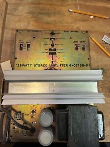 2 Units 1980's Rowe AMI 125 Watt Stereo Amplifier 6-07438-01 And 6-07438-04