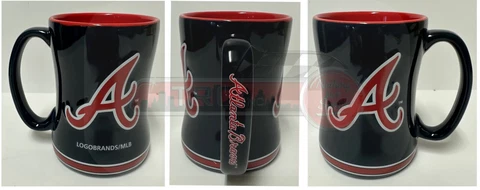 Atlanta Braves Logo Brands MLB Relief 14oz Coffee Mug (1) Cover