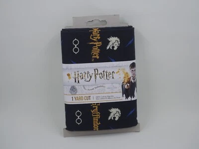 Harry Potter 100% 棉织物 1 码 36 英寸 x 44 英寸全新 — 第 1/2 张图片