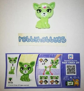 DV130 GATTINO VERDE + BPZ KINDER SORPRESA ITALIA 2019/2020 YOUMITIK - Picture 1 of 1