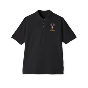 Herren Piqué Polo - Purple Heart - WIA w VN SVC - Bild 1 von 5
