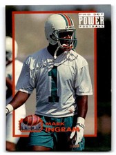1993 Pro Set Power Power Moves Gold # PM15 Mark Ingram